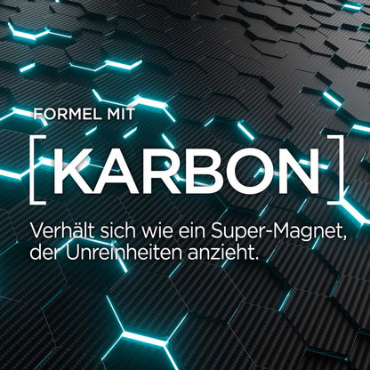 L'Oréal Men Expert XXXL 5in1 Duschgel und Shampoo für Männer, Duschbad zur Reinigung von Körper, Haar und Gesicht, Herren Körperpflege für langanhaltende Frische mit Karbon, Pure Carbon, 1 x 1000 ml