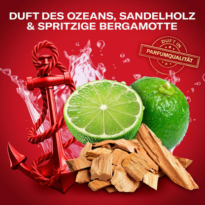 Old Spice Captain 3-in-1 Duschgel für Haar, Gesicht und Körper 1000 ml, langanhaltende Frische, Duft in Parfumqualität, Tiefenreinigung